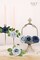 N&T NIETING Fake Roses,25pcs Artificial Flowers Dusty Blue Fake Roses Faux Flowers Fake Flowers for DIY Wedding Bouquets Centerpieces Floral Arrangements Home Decorations Shades of Navy Blue